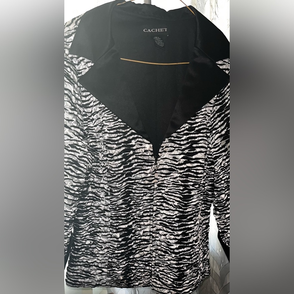 Cachet zebra blazer